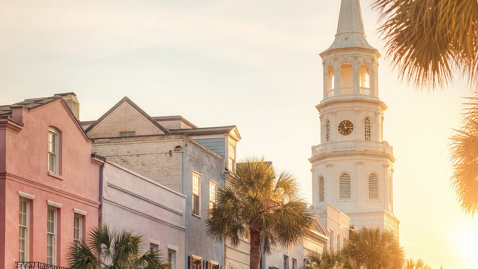 Charleston, golden hour